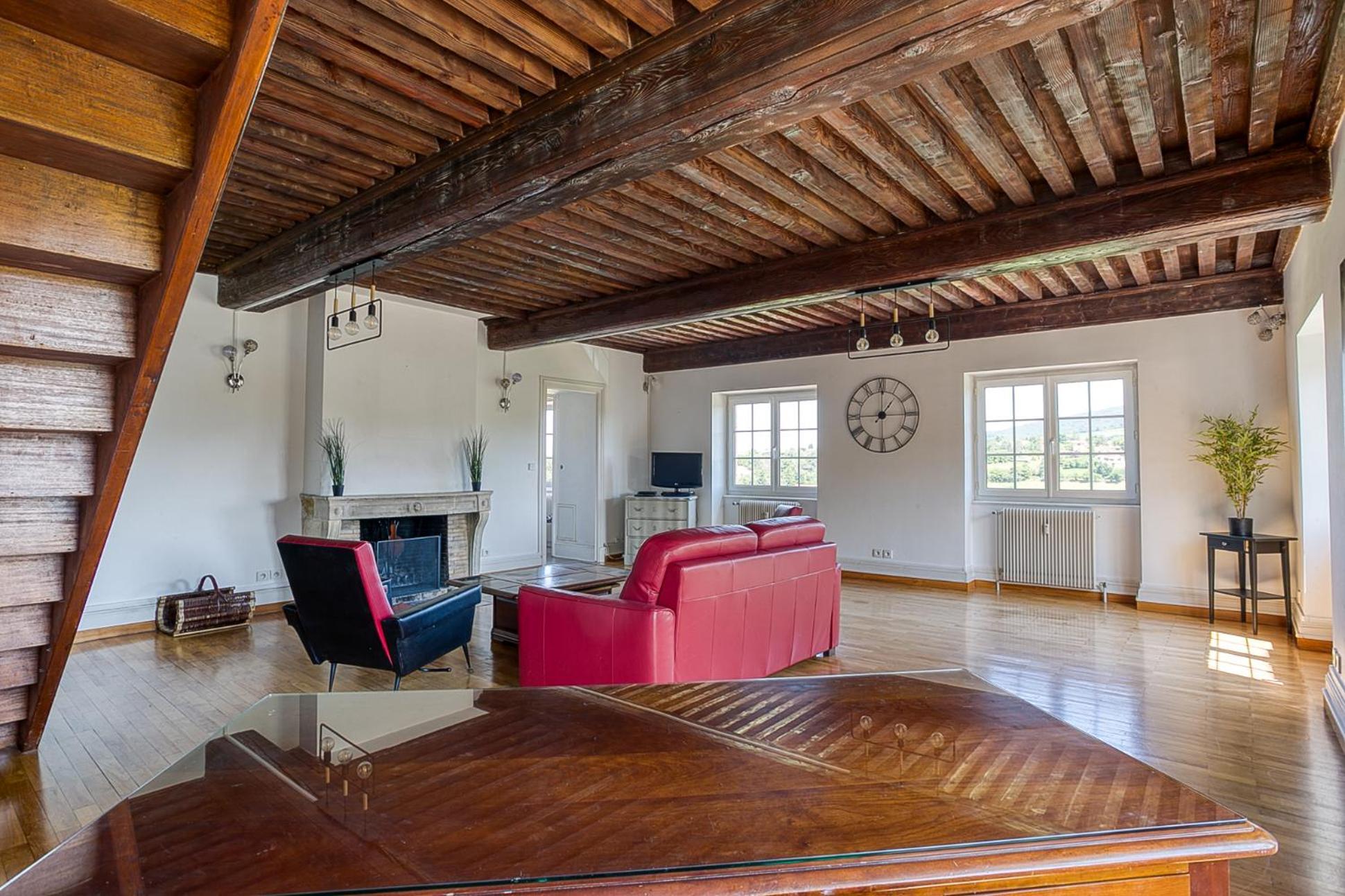 Sejourner Au Chateau De La Roue Grand Appartement Lissieu Exteriör bild