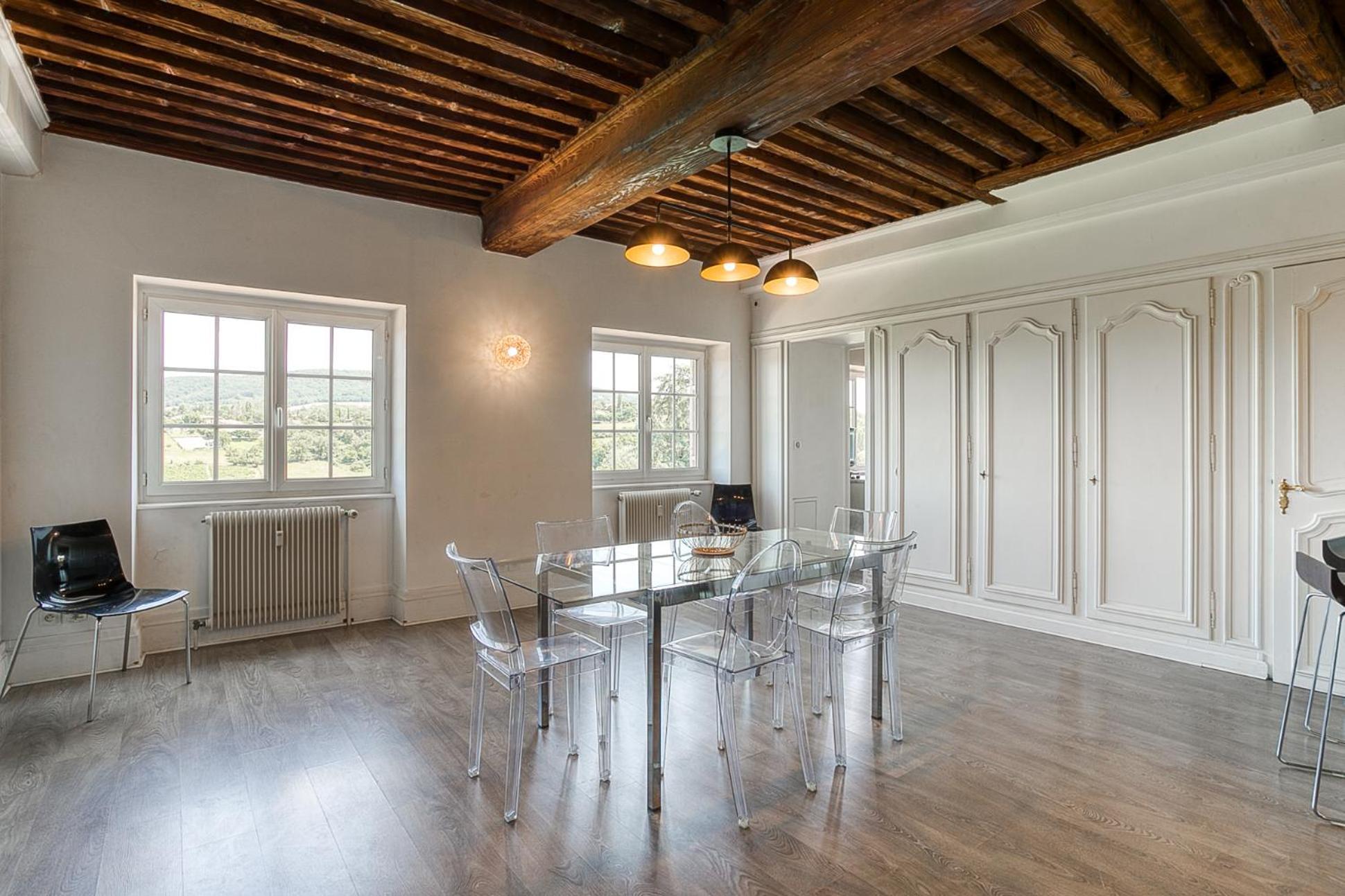 Sejourner Au Chateau De La Roue Grand Appartement Lissieu Exteriör bild