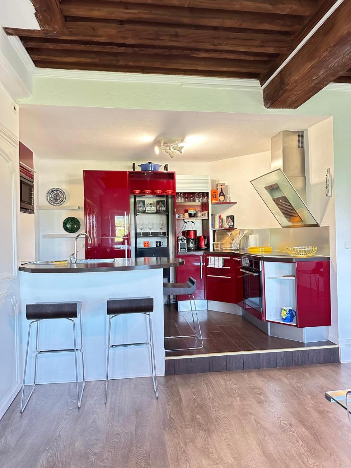 Sejourner Au Chateau De La Roue Grand Appartement Lissieu Exteriör bild