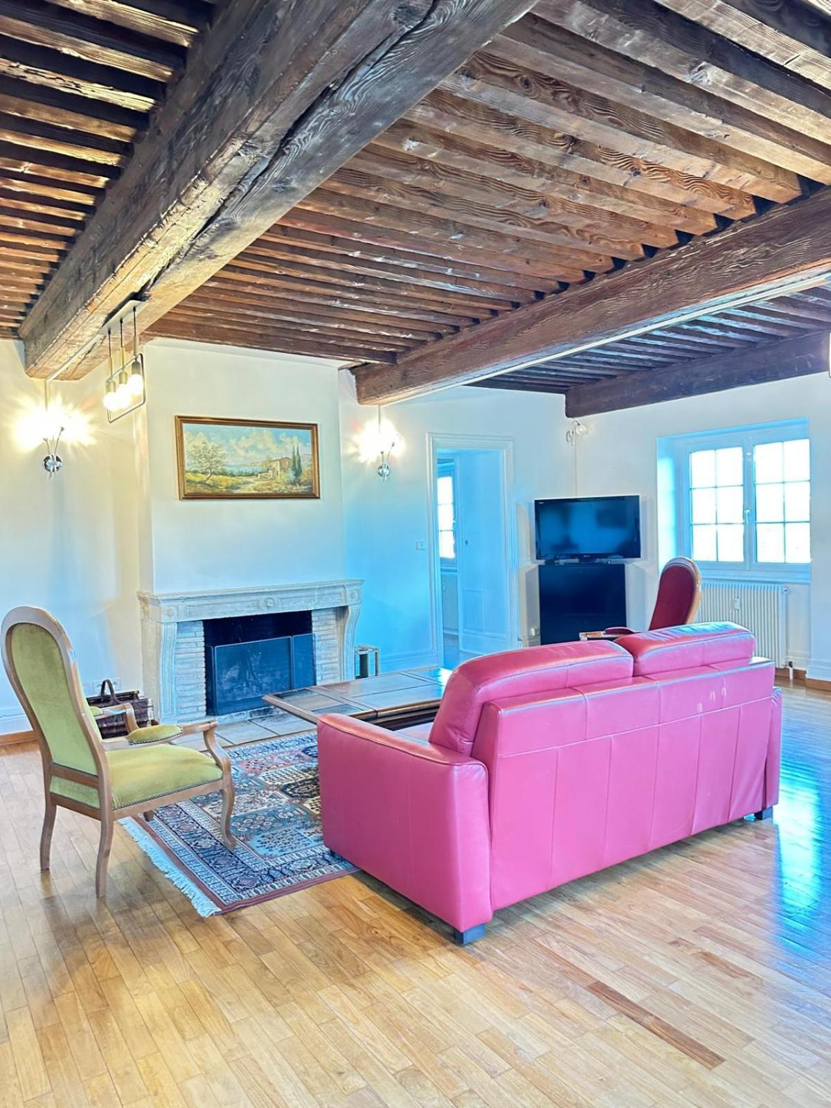 Sejourner Au Chateau De La Roue Grand Appartement Lissieu Exteriör bild